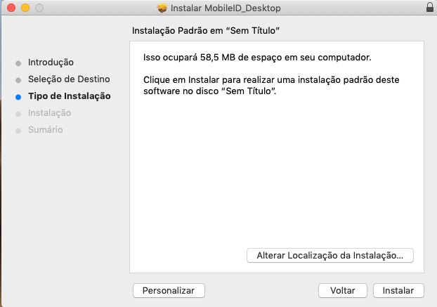 Instalação Remote ID MAC