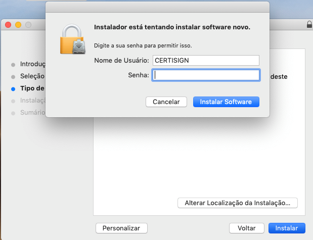 Instalação Remote ID MAC